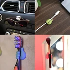 Органайзер для автомобильных крючков HGKJ, мини-зажимы, пластиковые заклепки, органайзер для USB-кабеля, наушников, ключей, автомобильный крючок на клейкой основе, аксессуары
