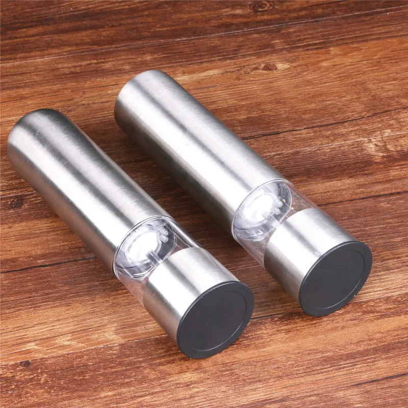 Электрическая автоматическая мельница для перца и соли специй из нержавеющей