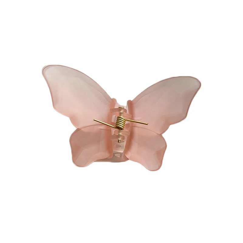 

Butterfly Shape Hair Claw Acetate Resin Women Girls Fairy Hairpin Clip Gradient Tie-Dye Colored Styling Tools Barrettes