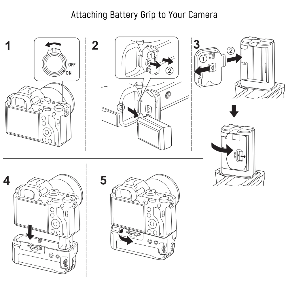 2 4G беспроводной пульт дистанционного управления вертикальный держатель батареи