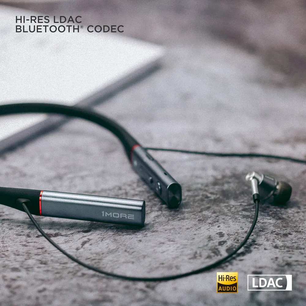 

Triple Driver E1001BT in-Ear Bluetooth Earphones with Hi-Res LDAC Wireless Sound Quality, Environmental Noise Isolation