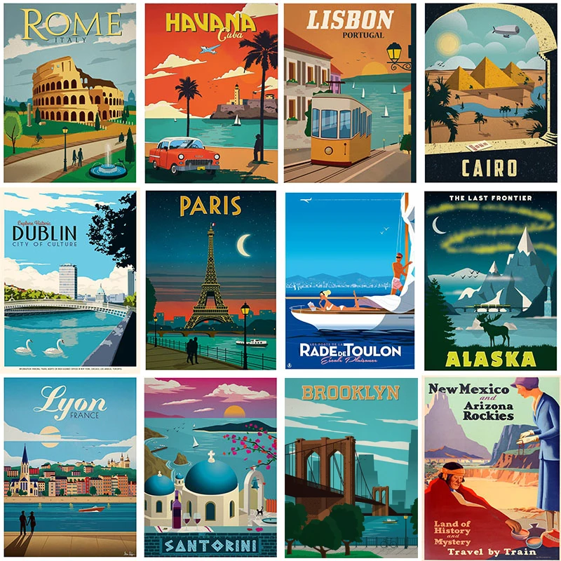 

DIY картина по номерам страна Алмазная вышивка "Живописный ночной город" комплект картина маслом Раскраска по номерам Пейзаж Wall Art Картины ка...