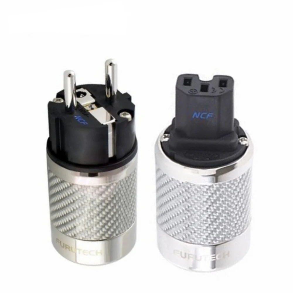 FI-E50 FI-50 NCF Furutech FI-E50/FI-50 NCF Nano Schukostecker кристалл питания родиевое покрытие питания вилка класса high end коробка матихур 15А 125 в - Цвет: FI-E50 FI-50 NCF
