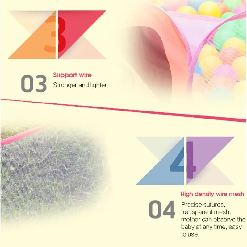 Детская складная спортивная баскетбольная корзина с мячом для океана игры в яму