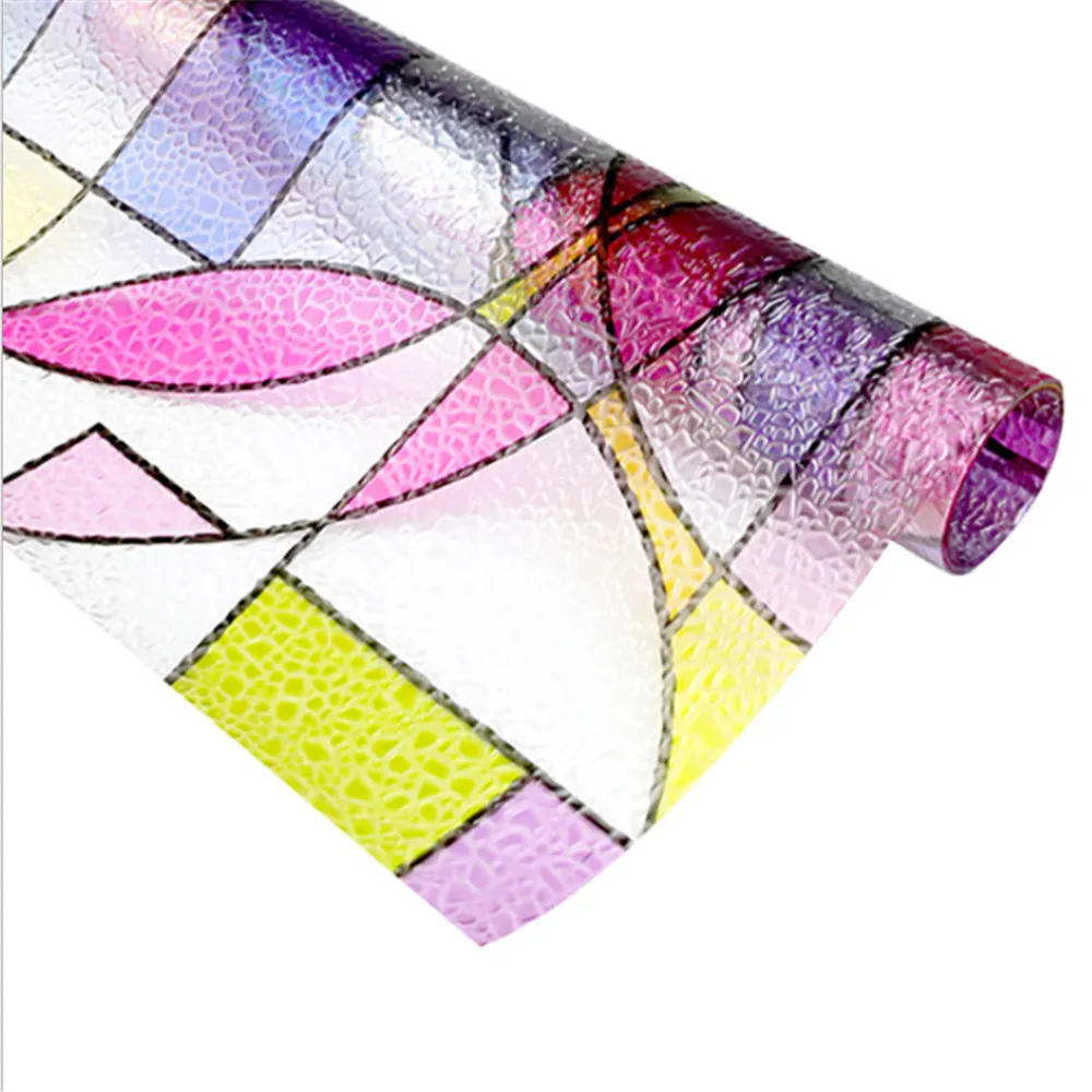 LUCKYYJ Защитная пленка для окон не клеящаяся матовая стеклянная антиуф-наклейка