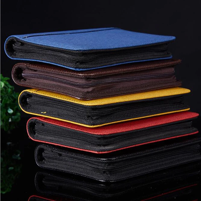 A6 A5 B5 Ноутбук искусственная кожа спиральный Padfolio папка калькулятор личный