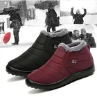 2021 зимние ботинки, модная Водонепроницаемая Нескользящая зимняя обувь для мужчин и женщин, легкие теплые зимние ботинки до щиколотки
