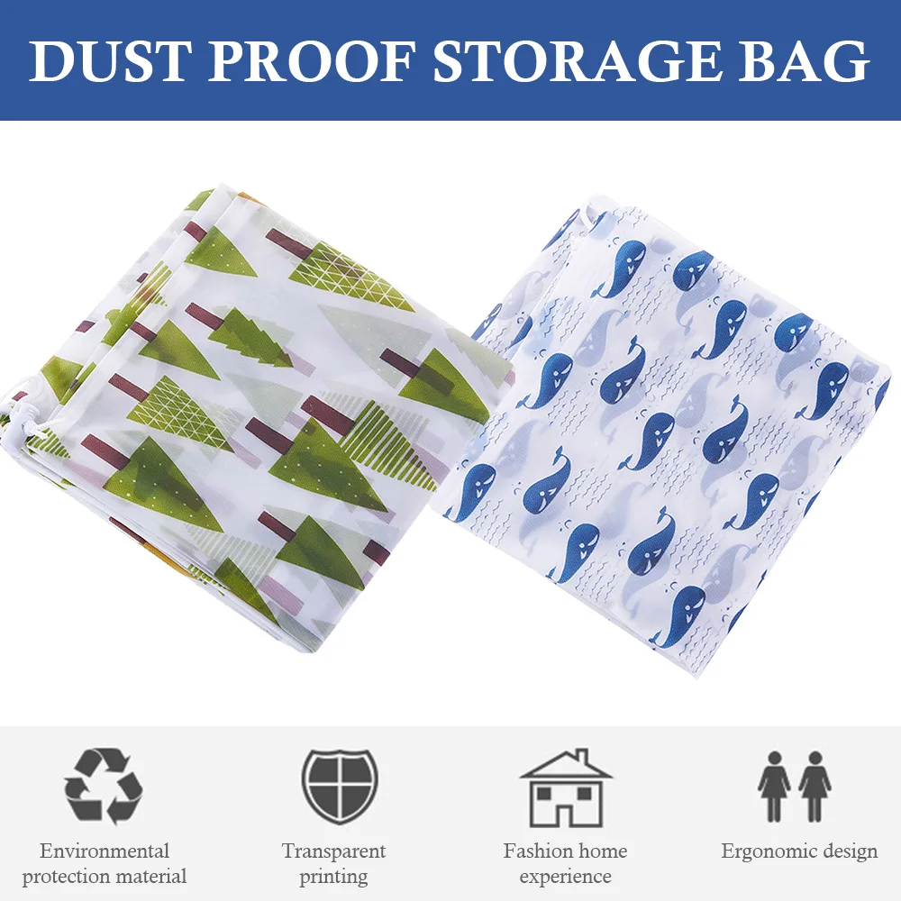 

Fridge Cover Dust Proof Mothproof Household Decor with Storage Bag Refrigerator Protective Cover for Kitchen Living Room
