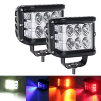 12led 45w work light 12v 24v car led lights bar spotlight square round auto truck off road mini ledbar offroad accessories