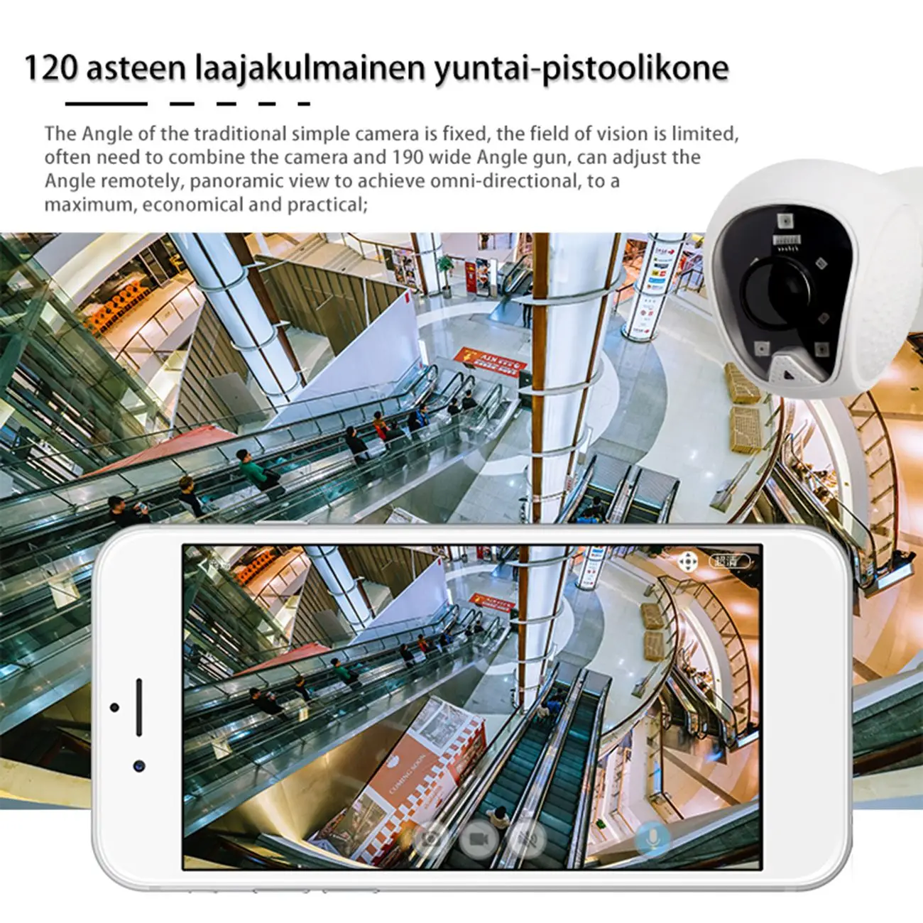 

1080P PTZ IP WIFI Camera Wide Angle Wireless Auto Tracking Monitor Outdoor CCTV Security Surveillance Network Waterproof Camera