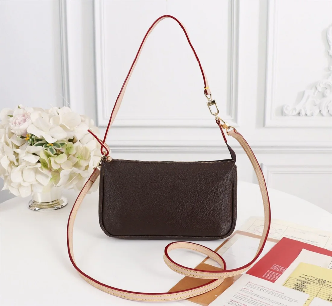 

High Quality Fashion Luxurys Designers Bags POCHETTE ACCESSORIES Handbags Women Monogram Classic Shoulder Bags Crossbody Bag