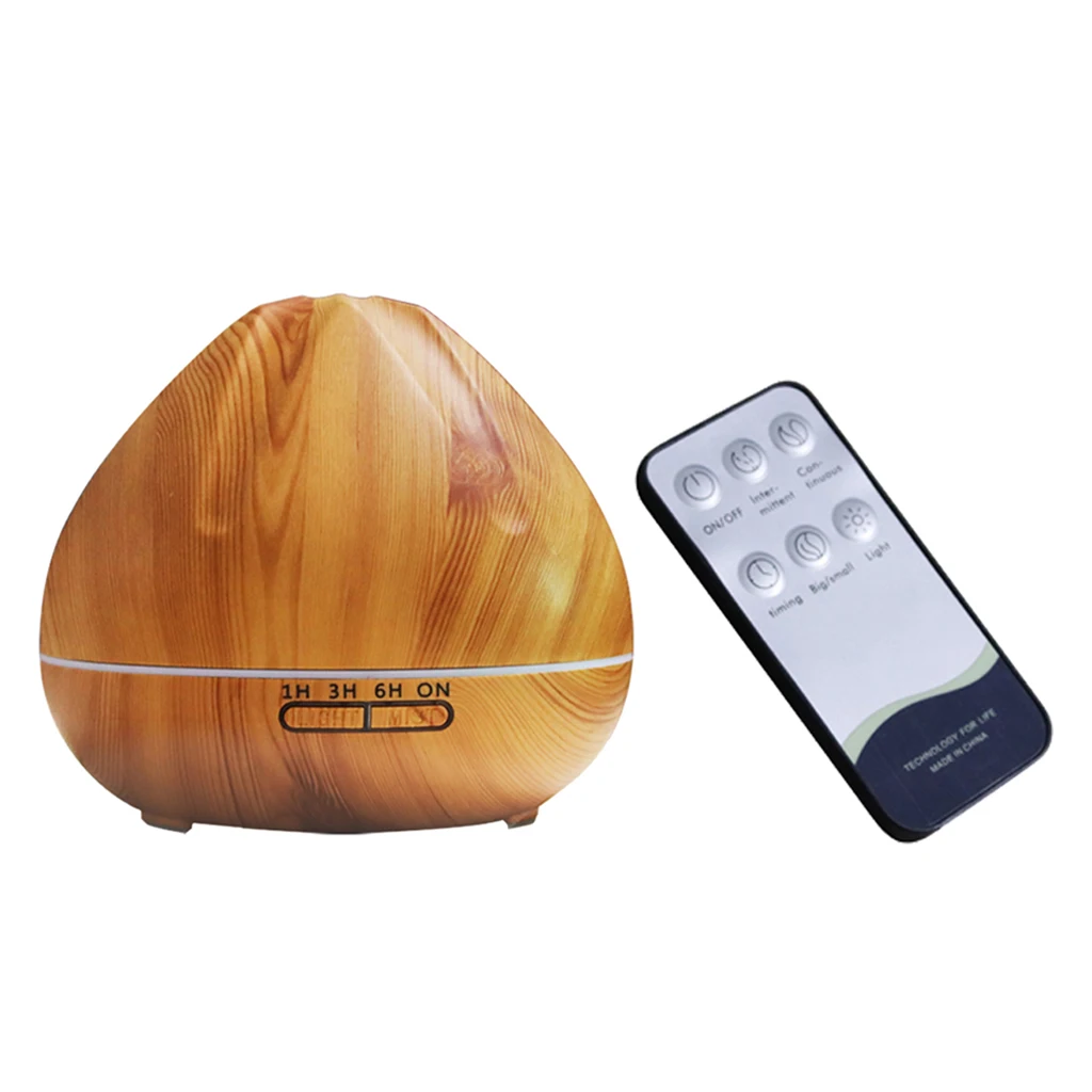 500ml Essential Oil Aroma Diffuser Wood Grain Sprayer Humidifier w/ 4 Timer for Yoga Home Office Bedroom | Красота и здоровье
