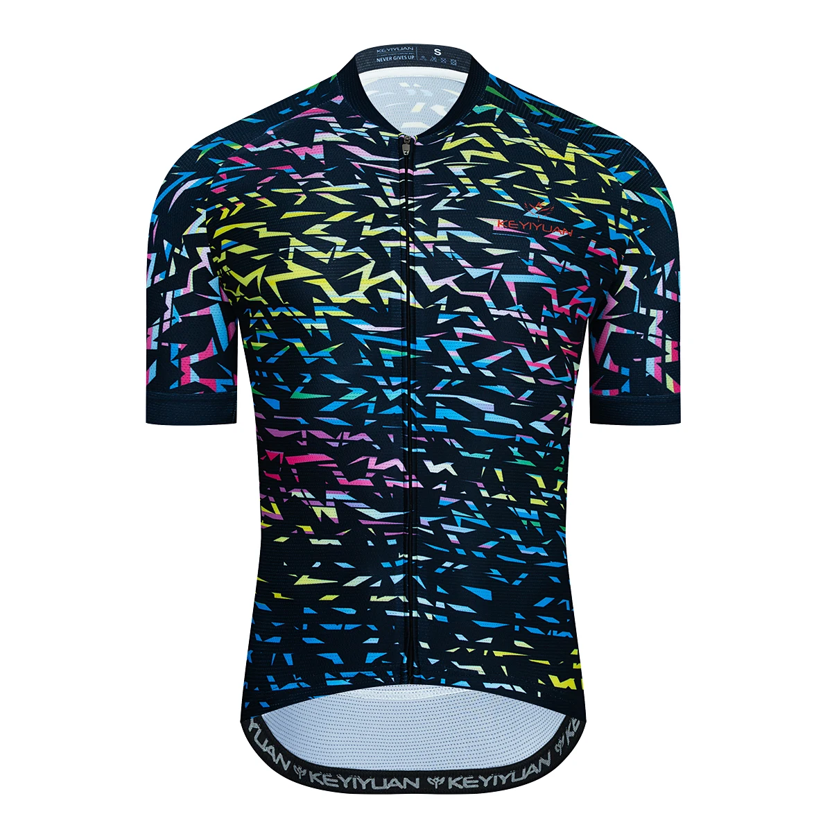 

KEYIYUAN Men Cycling Jersey Short-sleeved Road Cycling Wear Quick-drying Cycling Shirt Outdoor Cycling Sportswear Blusa Ciclismo