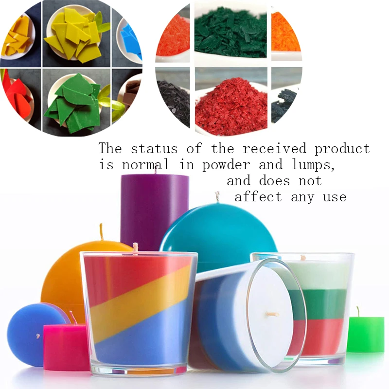 20 Colors 2g Per Color DIY Candle Wax Pigment Colorant Non-toxic Soy Dye for Making Scented | Дом и сад