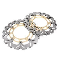 Front Brake Rotors Disc And Pads Kit FZ8 800 2011-2015  FZ8 800 FAZER 11-15 ABS Motorcycle Replacement Accessories Gold