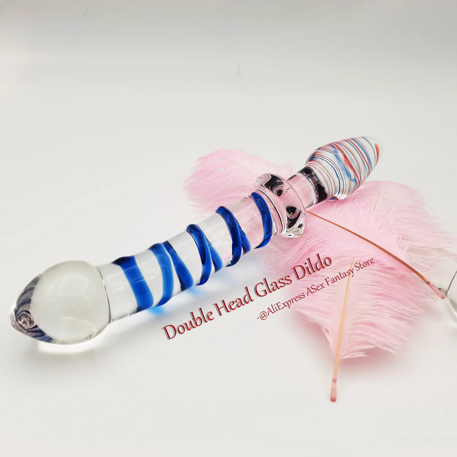 Фаллоимитаторы поддельный член из хрустального стекла вагинальная Анальная