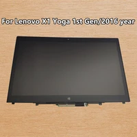 14 inch fhd wqhd lcd display touch screen digitizer assembly for lenovo thinkpad x1 yoga 1st gen