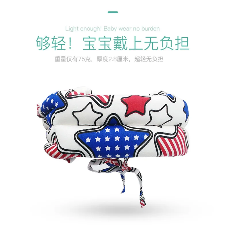 Baby Hat Cotton Boy Girl Safety Helmet Adjustable Protective Cap Summer Walk Head Security&ampProtection Kids Newborn | Детская одежда