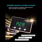 Автомобильный электронный контроллер дроссельной заслонки 9-Drive 5 режимов воспроизведения светодиодный экран Регулируемый контроллер дроссельной заслонки портативный усилитель педали