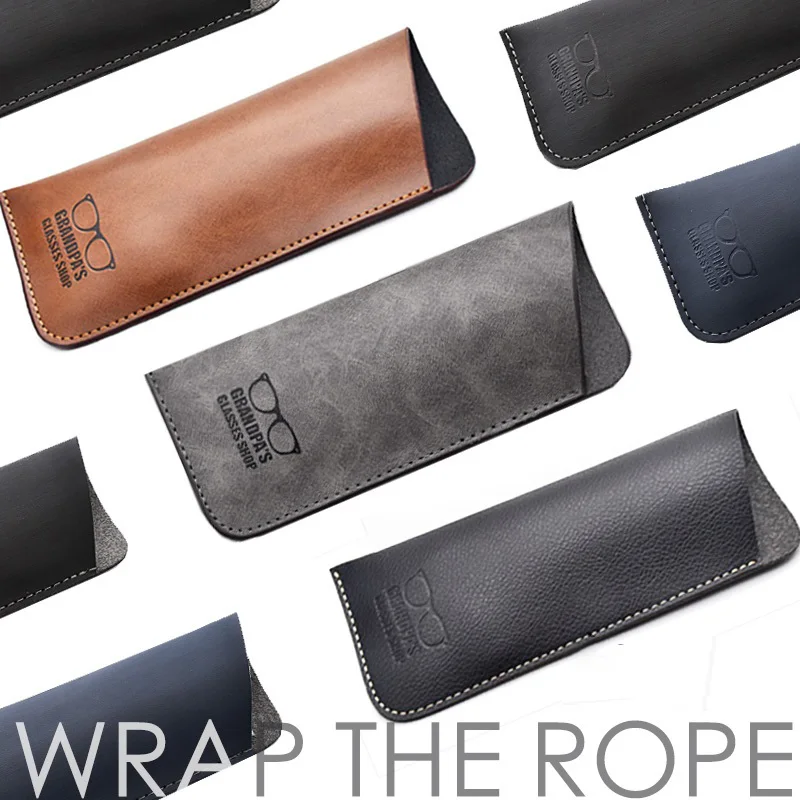 Футляр для очков чтения из ПУ кожи 2 шт./лот|Очки аксессуары| |