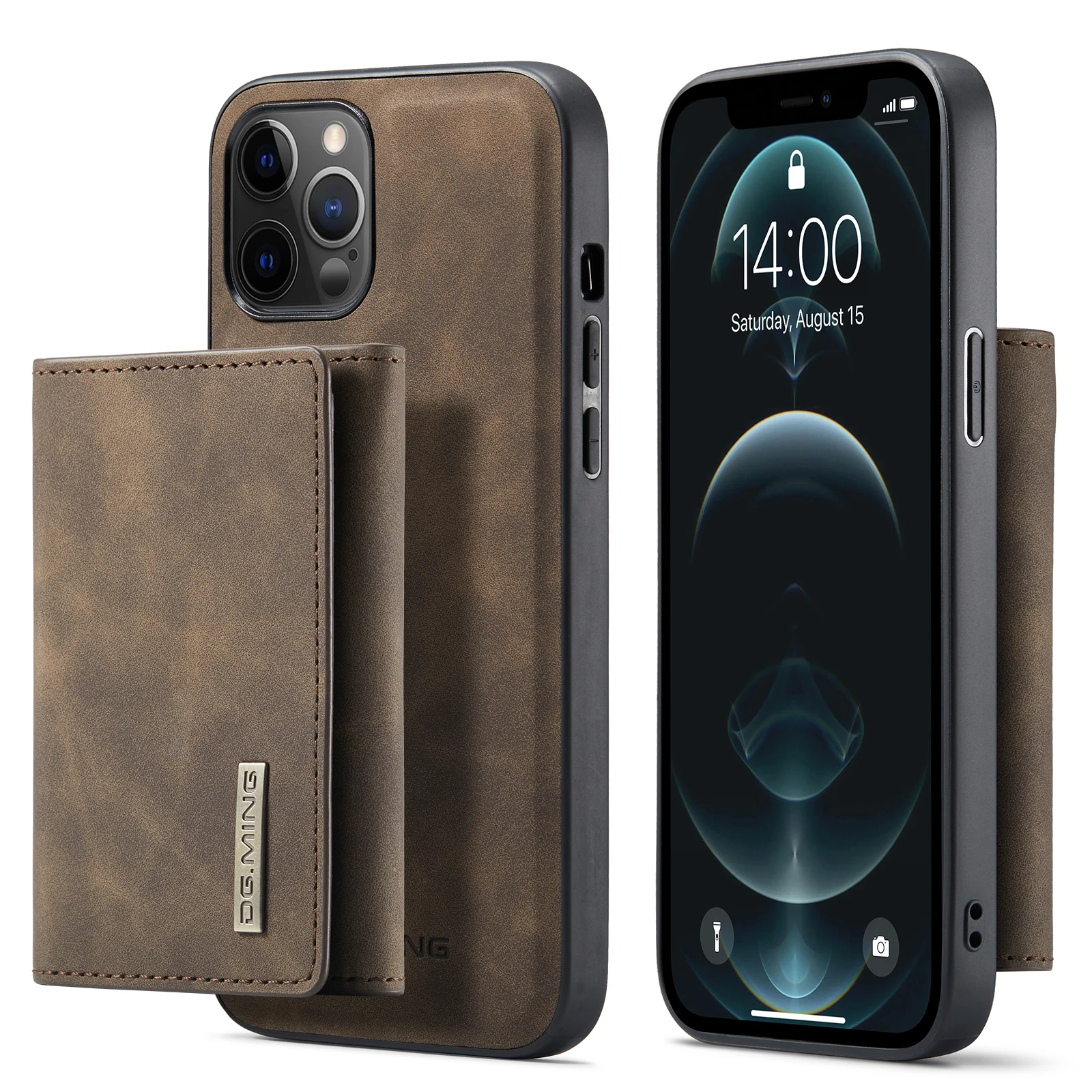 

Card Safety Leather Case bag for iPhone 12 Pro max Cases Luxury Cover for iPhone11 ProMax Minig Magnetic Fashion Card Holder