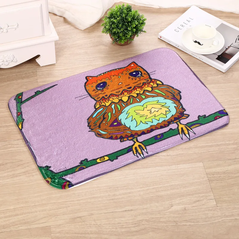 Абстрактный животных печатные дверные маты открытый коридорах ковер для