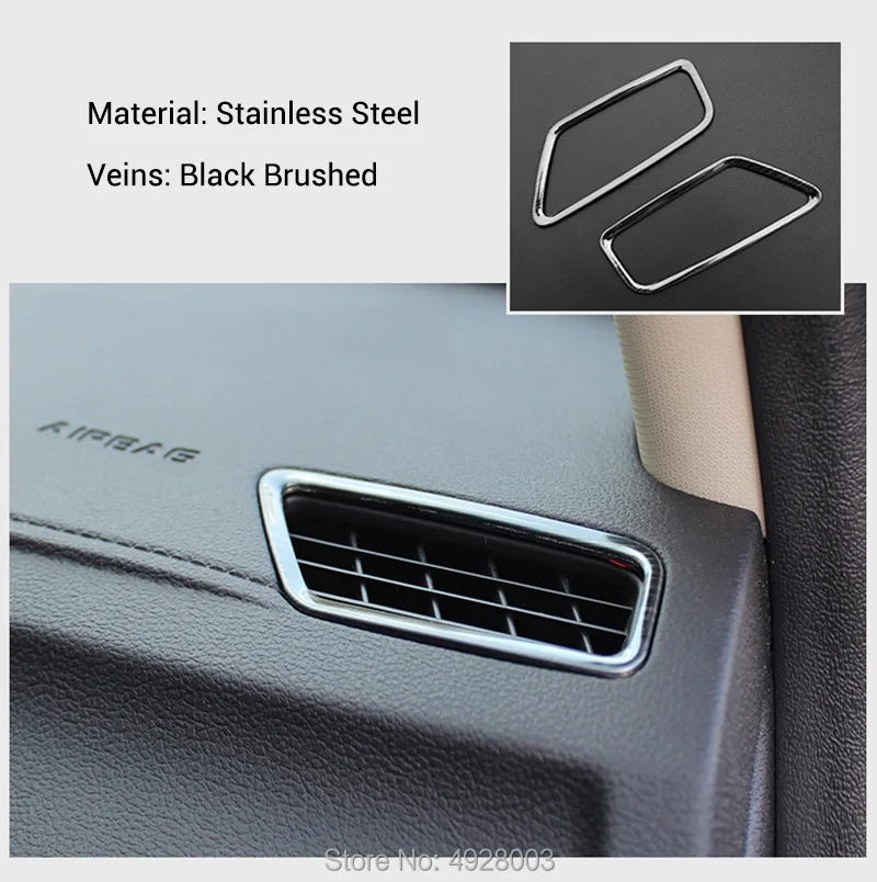 Автомобильная приборная панель A Pillar Air Outlet Vent Trim Frame Sticker Styling For Geely Atlas Boyue Emgrand NL-3
