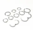 Простые круглые серьги-кольца, корейские серьги Bangtan Boy, ювелирные изделия для женщин и мужчин, серьги из нержавеющей стали