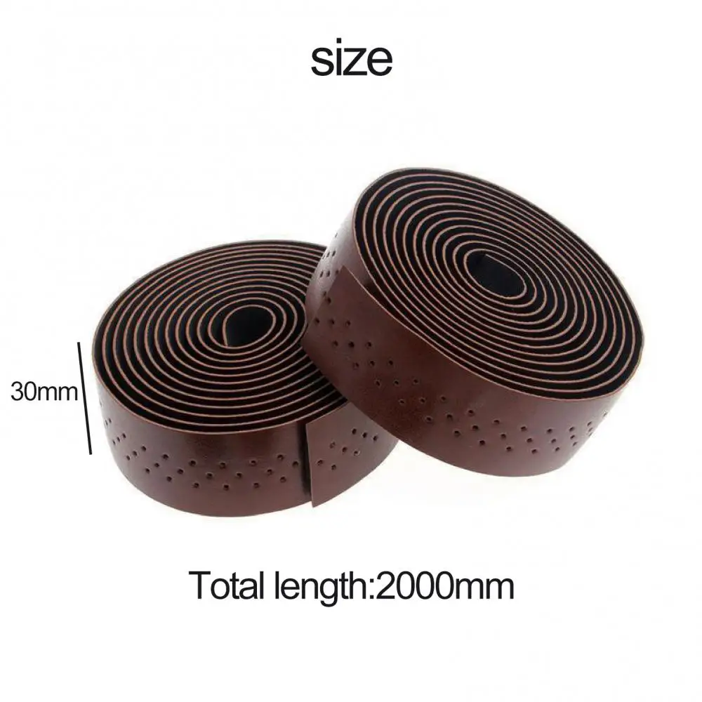 

2Pcs Fixed Gear Bike Road Bicycle Handlebar Porous Straps Bands Cycling Supplies bike accessories