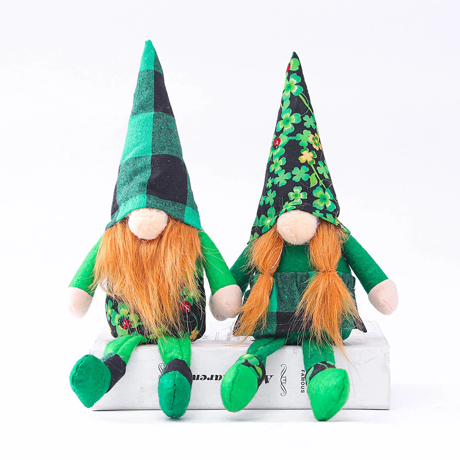 

2pcs Easter Bunny Gnome Decoration Easter Faceless Doll Easter Plush Dwarf Home Party Decorations Kids Toys Standing Post