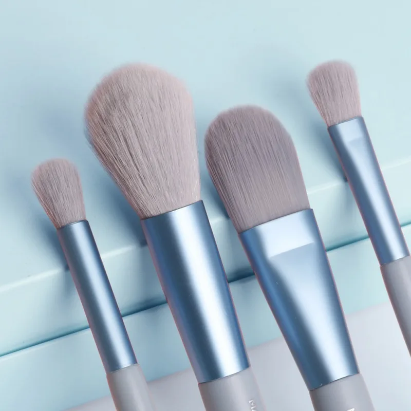 7 шт./компл. набор кистей для макияжа лица тональный порошок тени век подводка