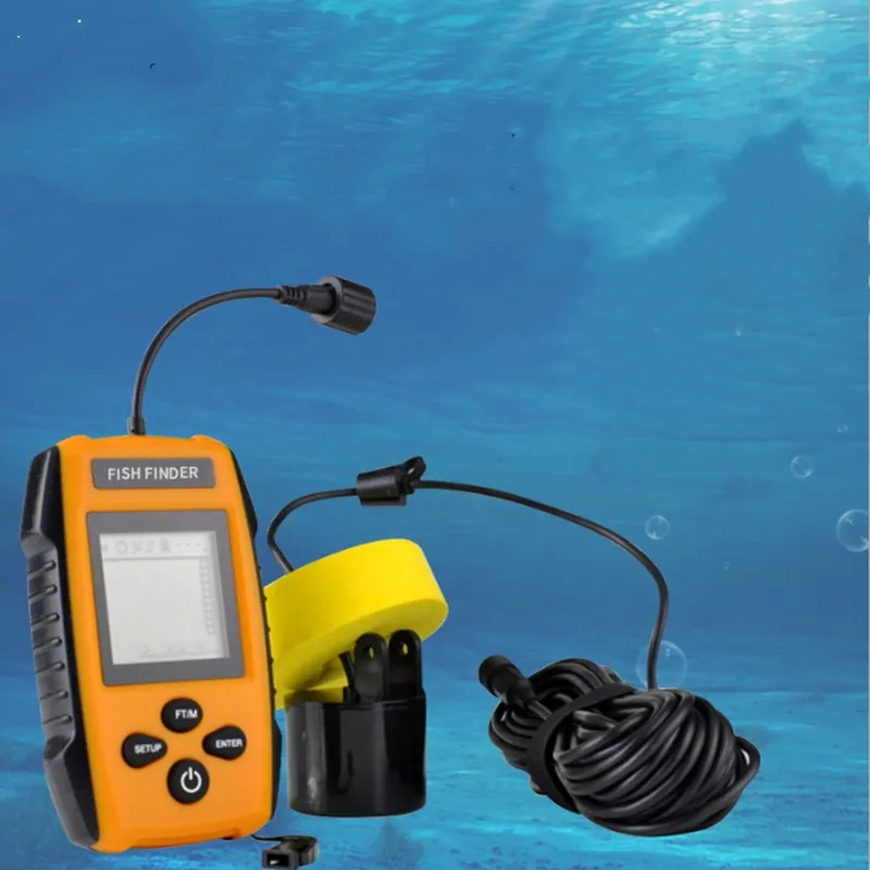 Портативный Проводной рыболокатор с датчиком гидролокатора и ЖК дисплеем| |