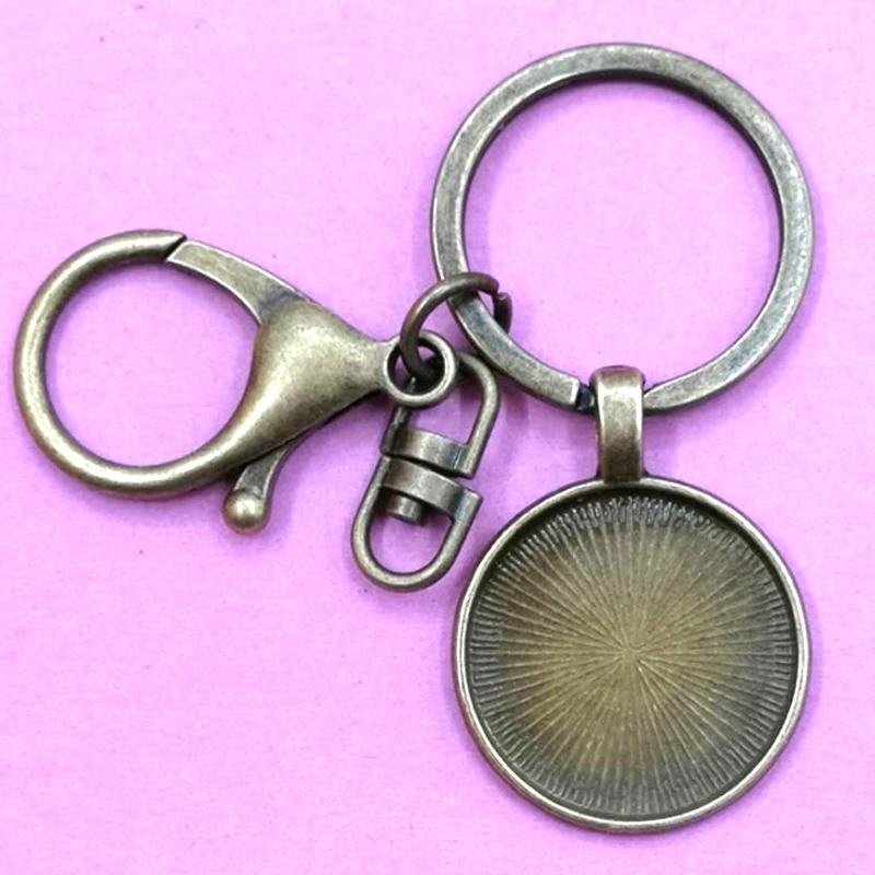 Новинка 2020 маленький женский брелок для ключей выпуклый Круглый Брелок со