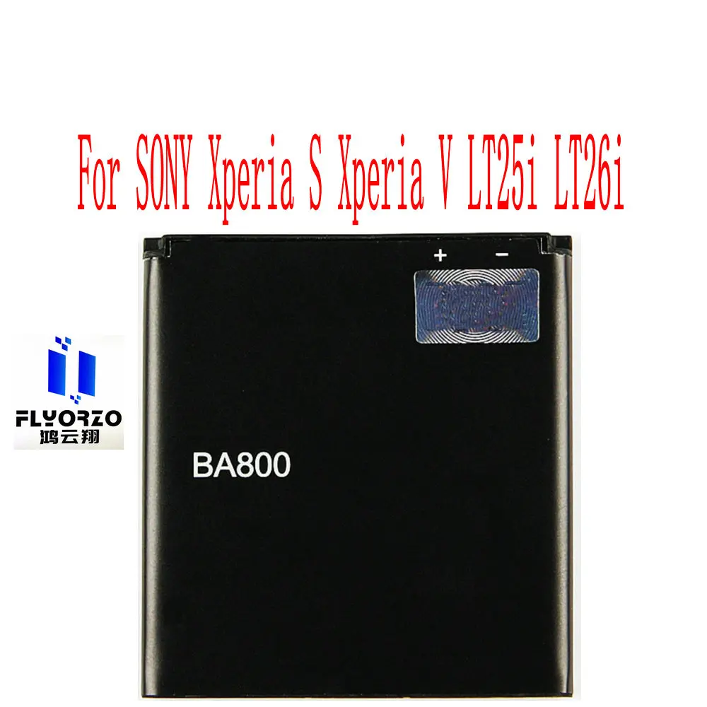 

100% новый высококачественный аккумулятор BA800 на 1700 мАч для Sony Xperia S SL VC lt26i LT26I LT26ii Lt25i LT25C Φ