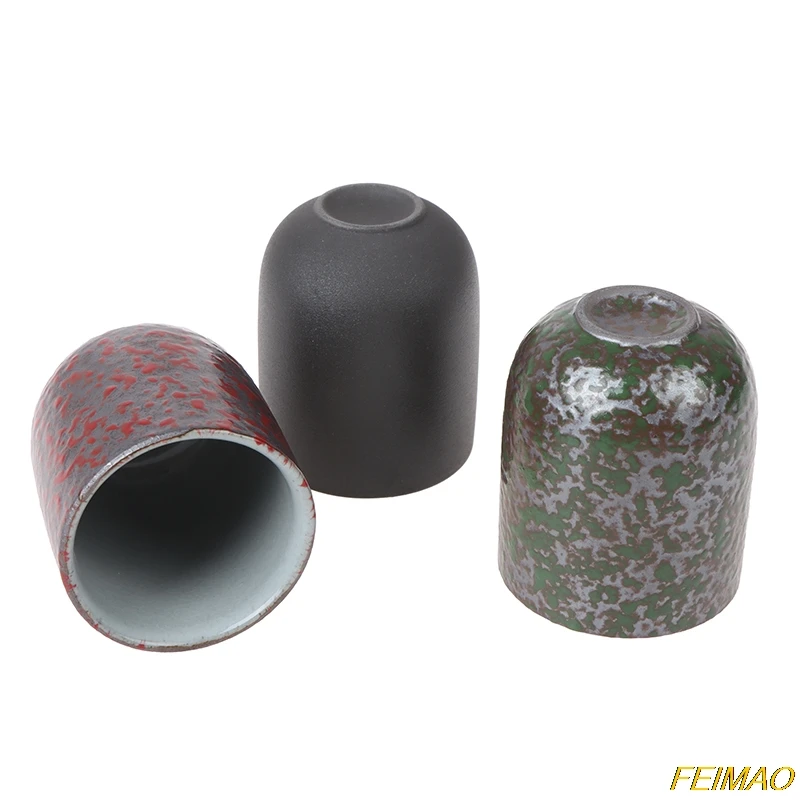 

Porcelain Kung Fu Tea Cup Ceramic Coffee Mug Rough Stoneware Teaware Drinkware Pottery Master Cups