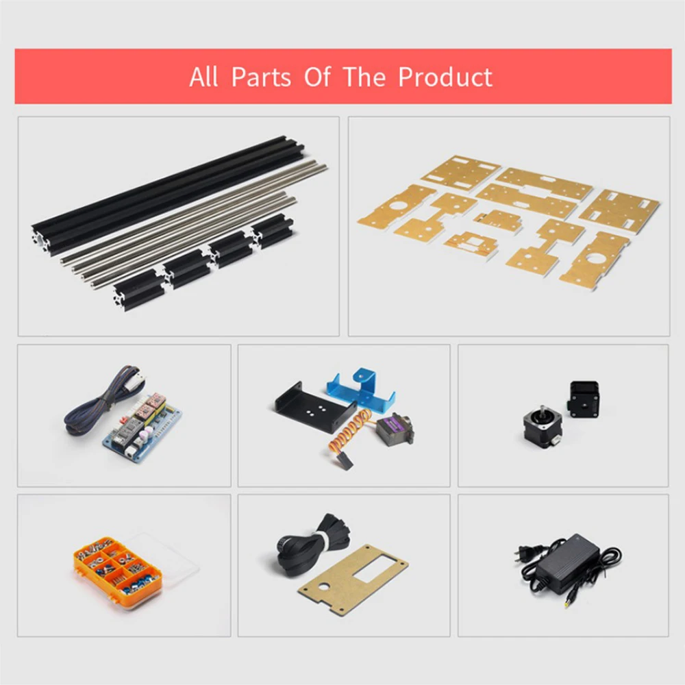 Для рисования и письма роботизированная машина Draw Bot рабочего стола DIY