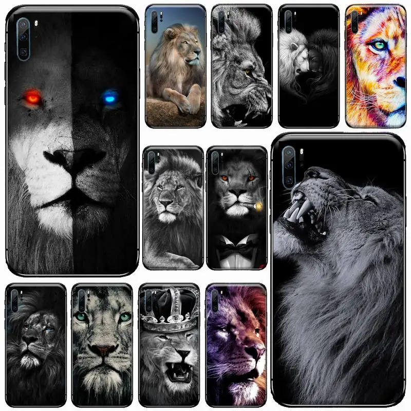 

Lion animal fierce king Phone Case For Huawei honor Mate P 9 10 20 30 40 Pro 10i 7 8 a x Lite nova 5t