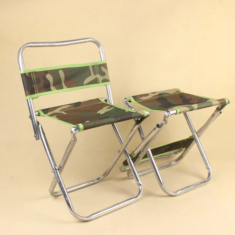 Camouflage Folding Portable Chair Lightweight Outdoor Fishing Bench Camping Accessories | Спорт и развлечения