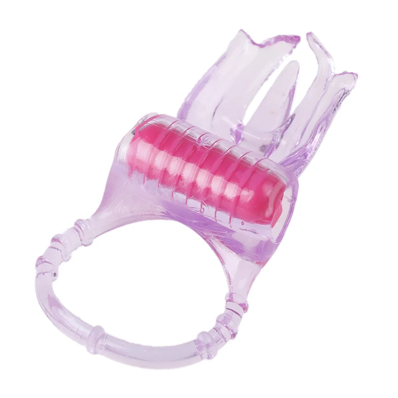 Длительное кольцо палец вибратор для секса игрушки желе вибрирующие эротические