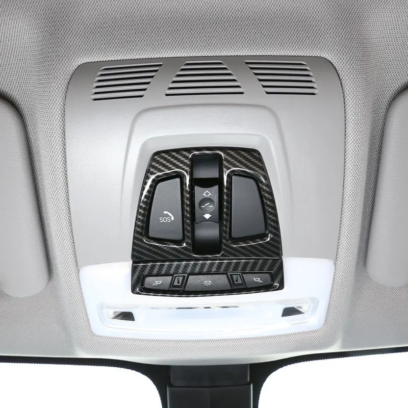 Карбоновая подсветка для BMW X1 f48 2017 X5 f15 X6 f16 3 серии f30 GT f34 передняя чтения салона