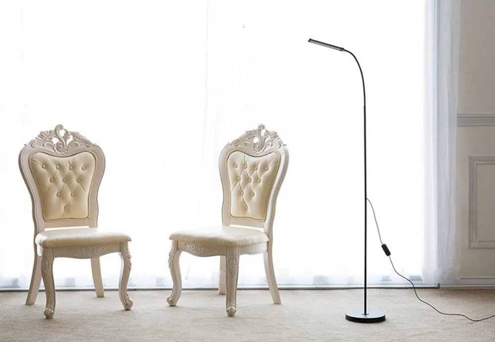 Dimmable Vertical Led Floor Lamp Eye-care Stand Light lampe sur pied | Лампы и освещение