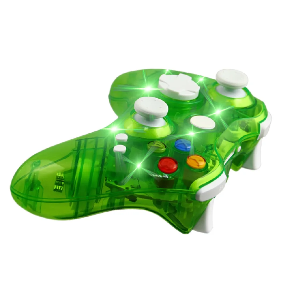 Беспроводной контроллер для Microsoft Xbox 360 консоль совместимый ПК Windows7/8/10 прозрачный