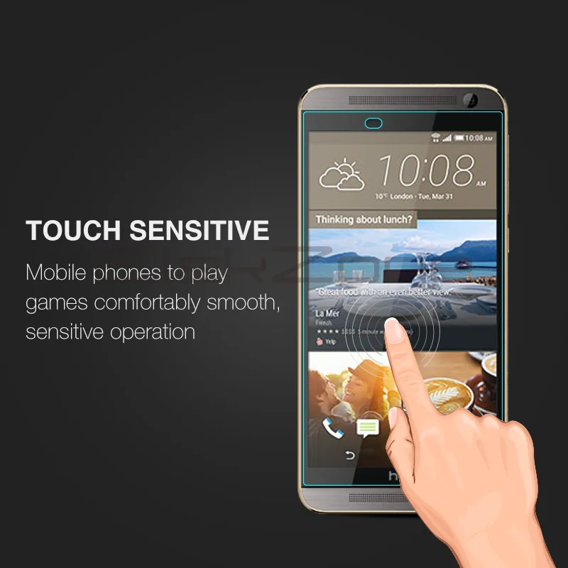 Закаленное стекло для экрана телефона с нанопокрытием 9H HD htc One E9PLUS 2.5D Защитная