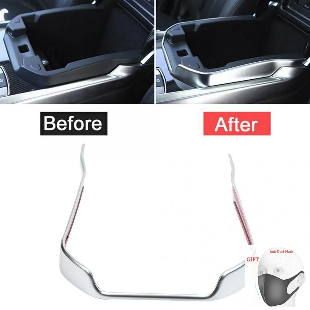 

ABS Chrome Armrest Box Trim Decorative Frame for Land Rover Range Rover Sport 2014 2015 2016 2017 car accessories