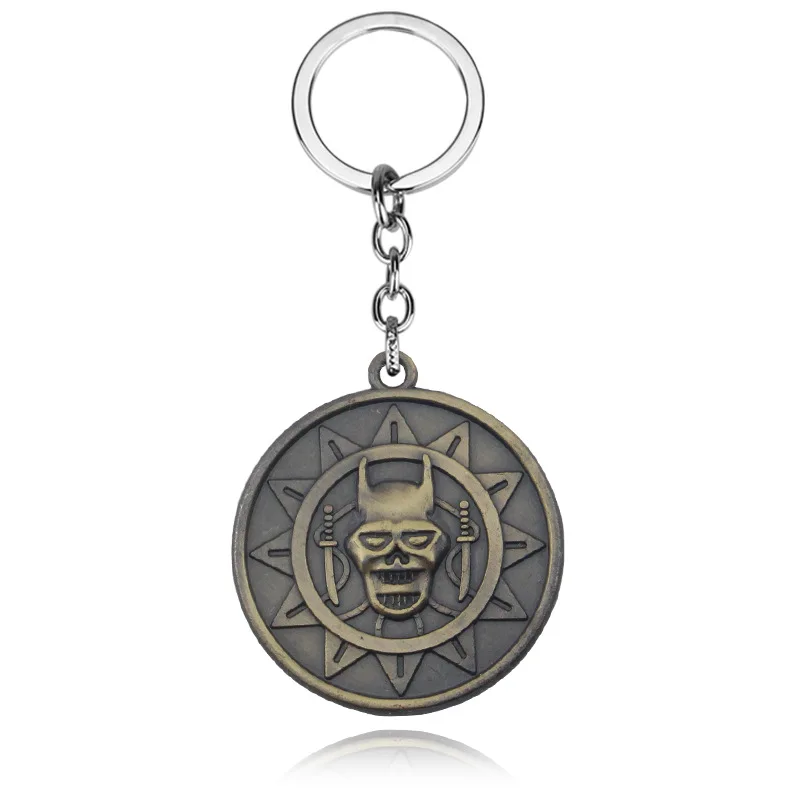 

Anime JOJOS BIZARRE ADVENTURE Keychain Aluminium Alloy Key Chain Delicacy Bag Decoration Keyring Boys Favorite Gift