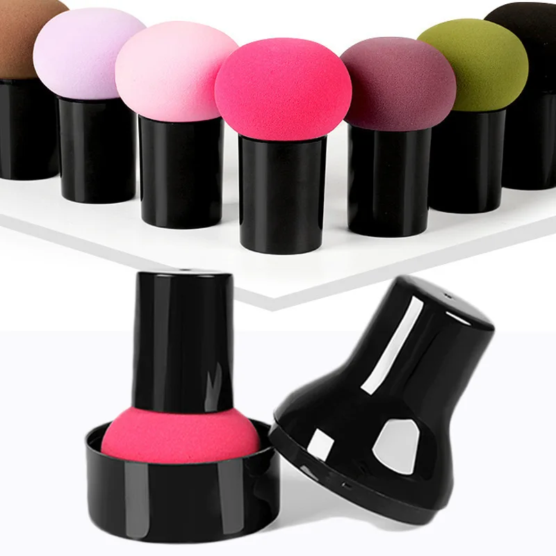 

Mushroom Head Makeup Sponge Cosmetic Puff Bar Blender with Storage Box Foundation Cream Sponge Fenty Beauty Women Makeup Tools