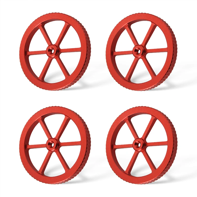 4 шт модернизированные Алюминий кручение выравнивания гайка ручки колеса для