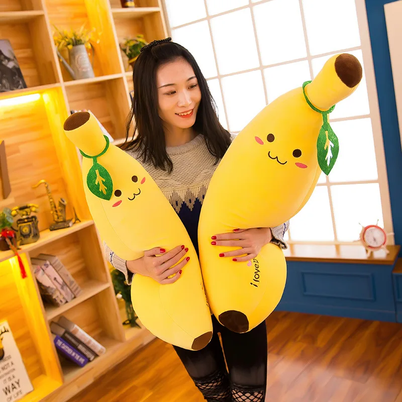 35/70 см мультимедийных программ Подушка банан плюшевые игрушки Моделирование