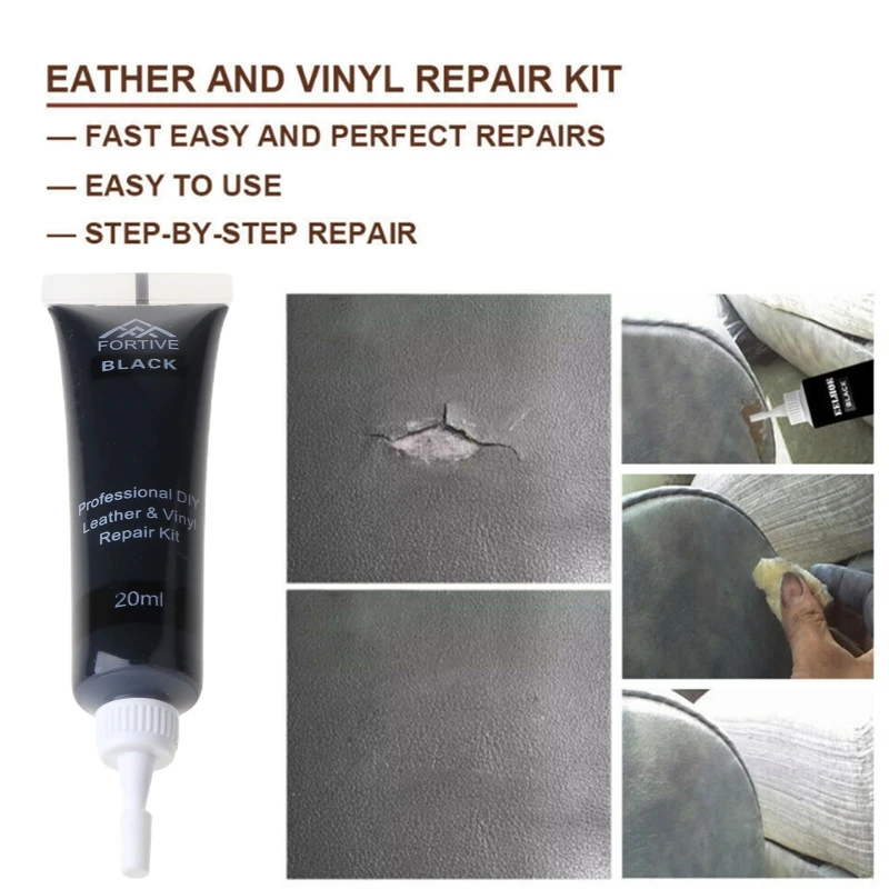 

20ml Car Seat Leather Repair Gel Refurbish Restores Couches Extend Automobile Furniture Lifespan Recovery Glue Cleaning Paint