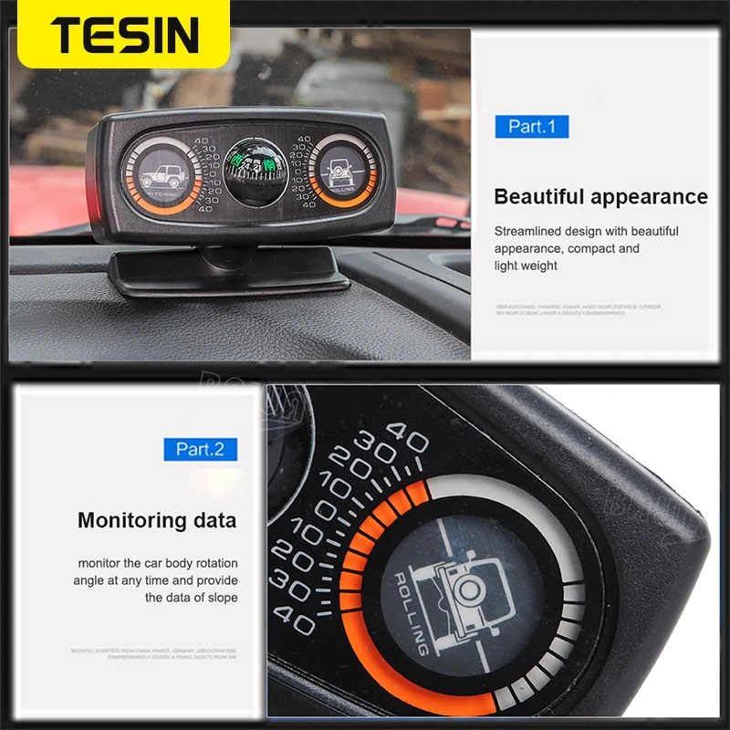 Универсальный транспортный компас TESIN инструмент для измерения наклона